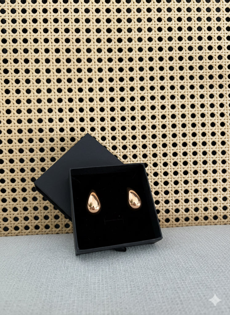 Luna Drop Ohrringe - Rosegold -