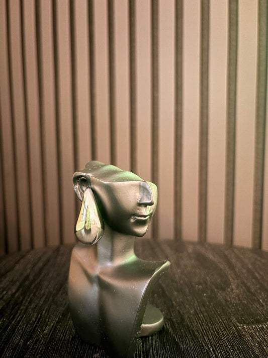 Luna Drop Ohrringe - Silber -